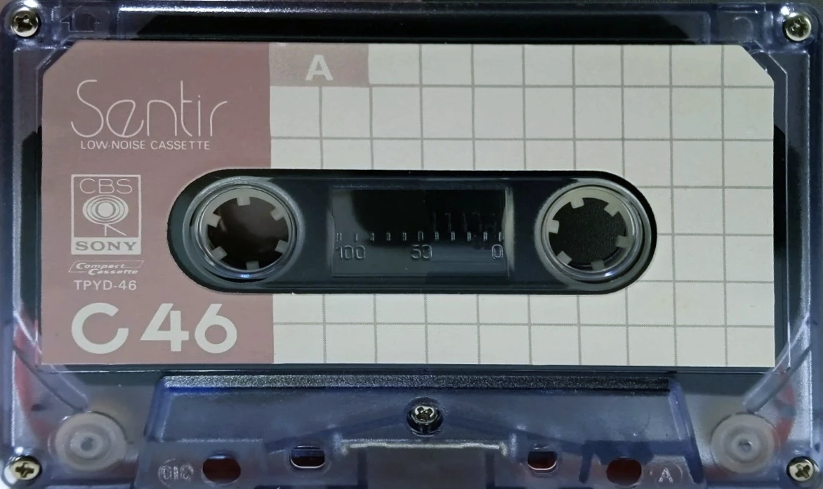 Compact Cassette CBS / Sony Sentir 46 "TPYD" Type I Normal 1977 Japan