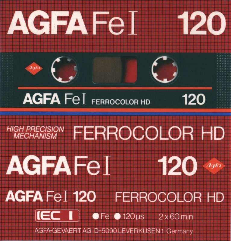 Compact Cassette: AGFA  - Ferrocolor HD 120