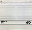 Compact Cassette Konica ML 60 Type I Normal 1984 USA