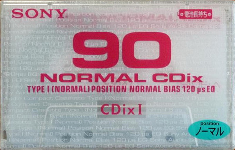 Compact Cassette: Sony  - CDix I 90