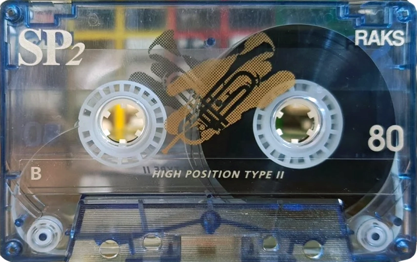 Compact Cassette RAKS SP 80 "SP 2" Type II Chrome 1996 Europe