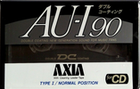 Compact Cassette AXIA AU-I 90 Type I Normal 1991 Japan