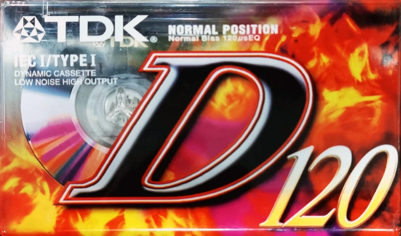 Compact Cassette TDK D 120 "D-120EB" Type I Normal 2001 Europe
