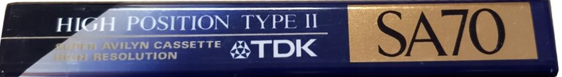 Compact Cassette: TDK  - SA 70