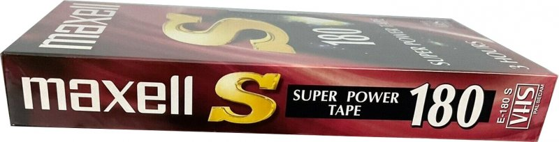 VHS, Video Home System Maxell S 180 "E-180 S" Type I Normal 2002 Europe