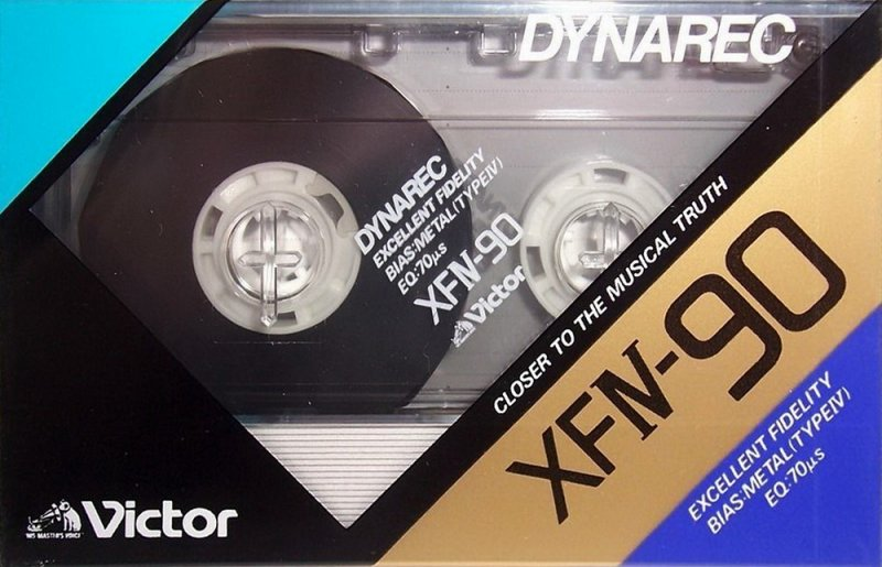 Compact Cassette Victor XFIV 90 Type IV Metal 1987 Japan