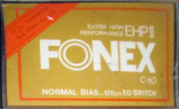 Compact Cassette Fonex EHP II 60 Type I Normal Turkey