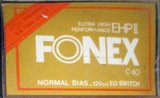 Compact Cassette Fonex EHP II 60 Type I Normal Turkey