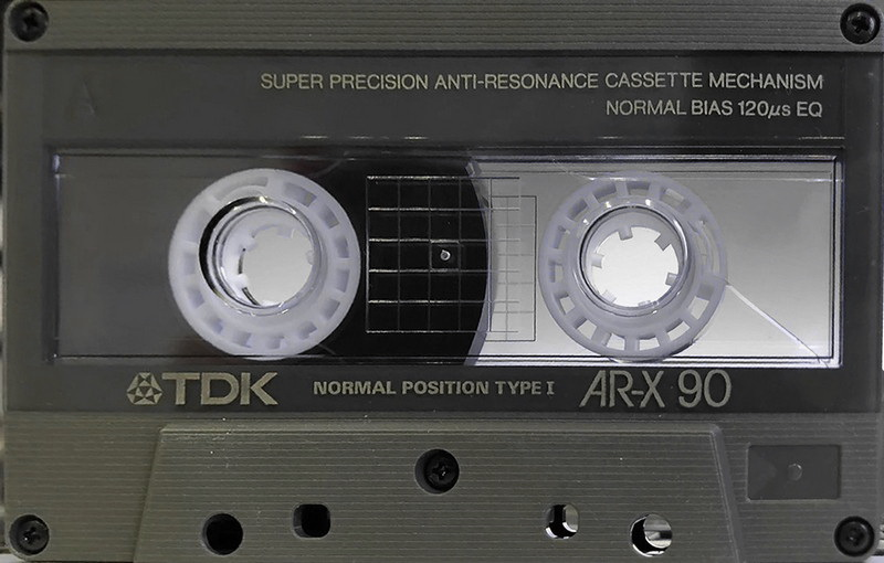 Compact Cassette TDK AR-X 90 "AR-X90G" Type I Normal 1987 Japan