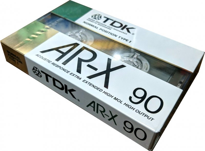 Compact Cassette TDK AR-X 90 "AR-X90G" Type I Normal 1987 Japan