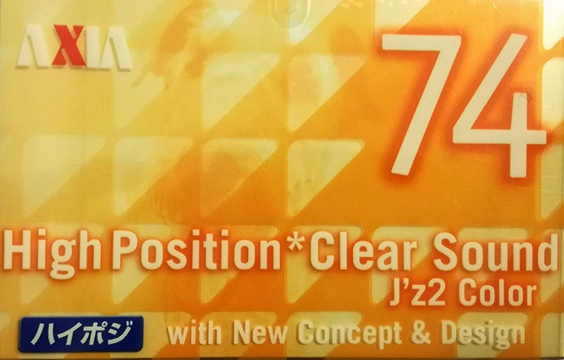 Compact Cassette AXIA J`z 2 Color 74 "JZ2K 74" Type II Chrome 2002 Japan