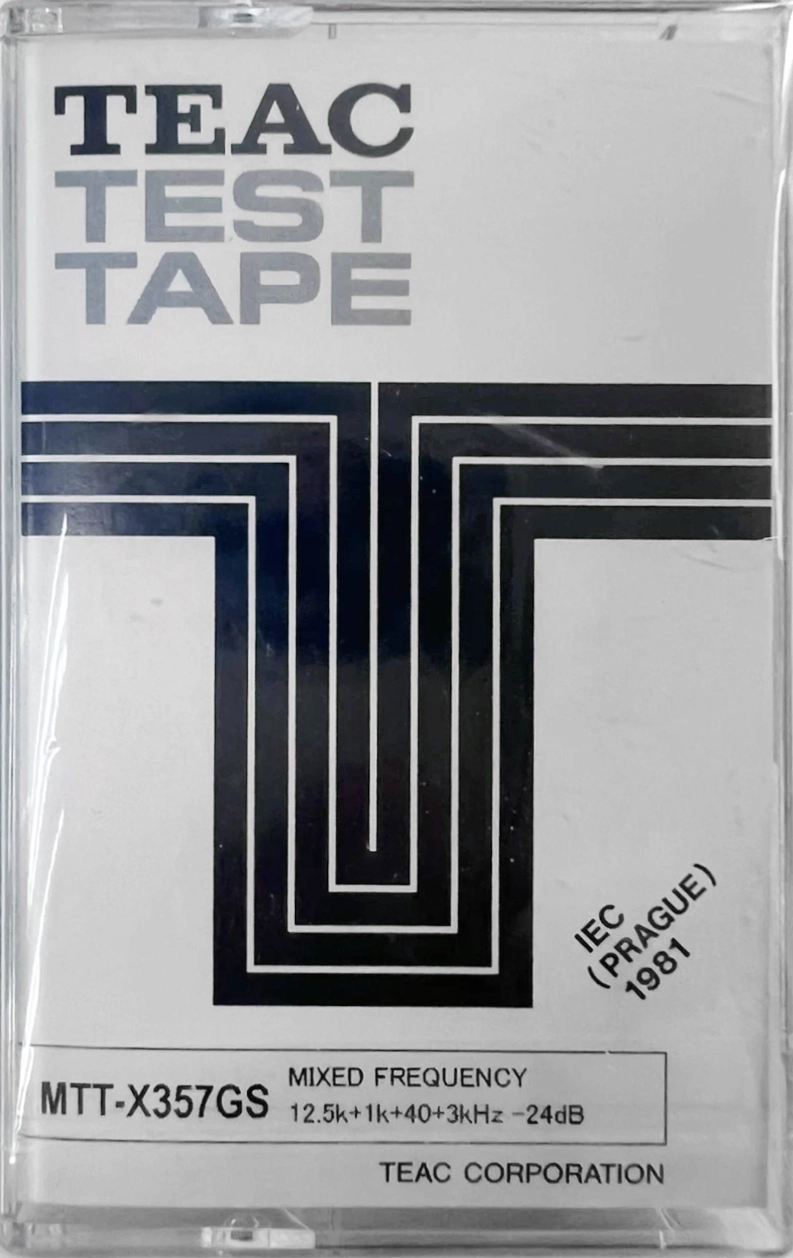 Compact Cassette Teac MTT "X357GS" Test Cassette Japan