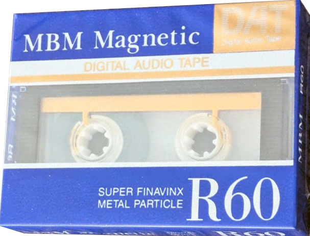 Digital Audio Tape MBM Magnetic 60 Type IV Metal Europe