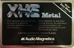 Compact Cassette Audio Magnetics XHE Metal 90 Type IV Metal 1979 Canada