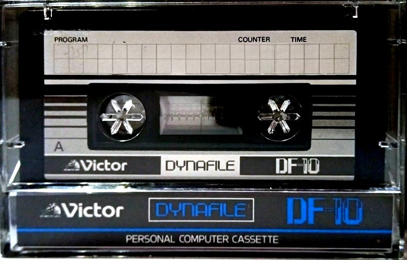 Compact Cassette Victor DF 10 "Dynafile" Computer Cassette 1981 Japan