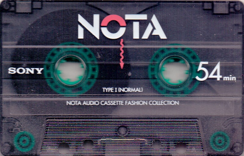Compact Cassette Sony 54 "NOTA" Type I Normal 1988 Europe