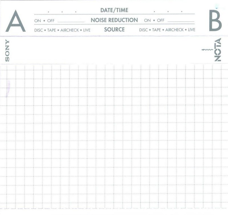 Compact Cassette: Sony  - NOTA 54