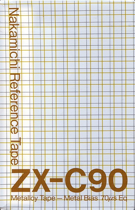 Compact Cassette Nakamichi ZX 90 Type IV Metal 1983 Worldwide