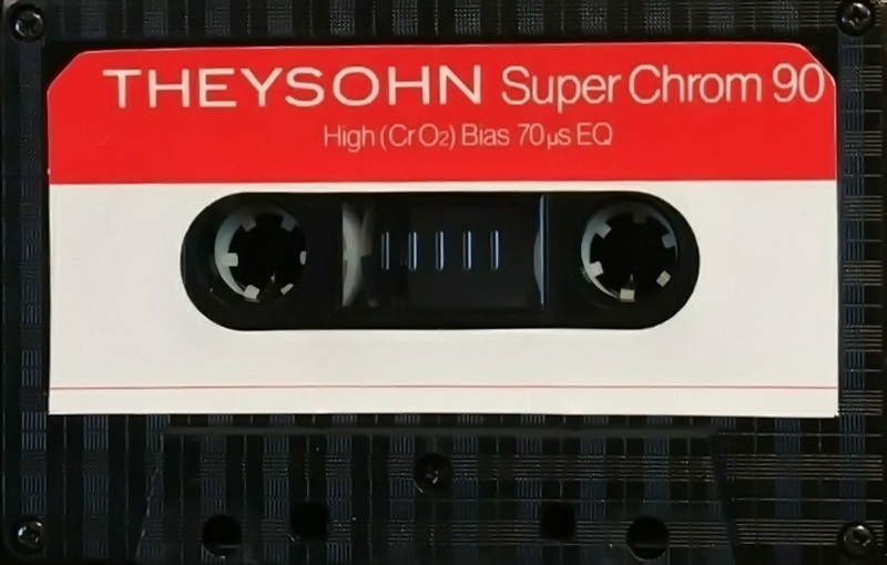 Compact Cassette Theysohn 90 Type II Chrome Hong Kong