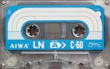 Compact Cassette Aiwa LN 60 "transparent" Type I Normal 1976 Europe