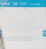 Compact Cassette Aiwa LN 60 "transparent" Type I Normal 1976 Europe