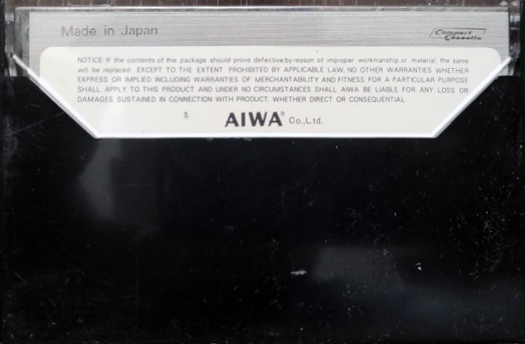 Compact Cassette Aiwa LN 60 "transparent" Type I Normal 1976 Europe