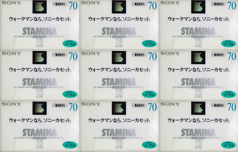 Compact Cassette: Sony  - Stamina XI 70