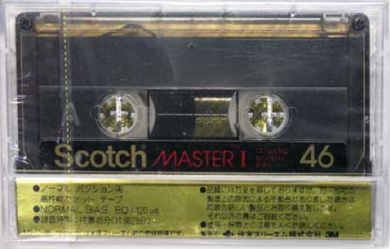 Compact Cassette Scotch Master I 46 Type I Normal 1981 Japan