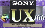 Compact Cassette Sony UX 100 Type II Chrome 1995 North America