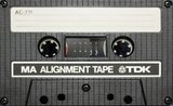 Compact Cassette TDK MA "Alignment tape AC-711" Service Cassette 1982 North America