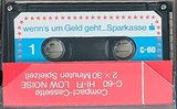 Compact Cassette Sparkasse 60 "Giro Bringt`s" Type I Normal Germany