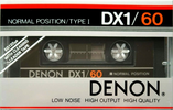 Compact Cassette Denon DX1 60 Type I Normal 1983 Europe