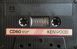 Compact Cassette Kenwood CD 60 Type II Chrome 1985 Worldwide