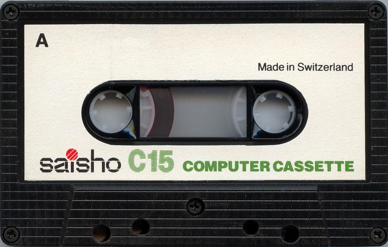 Compact Cassette Saisho 15 Computer Cassette 1985 UK