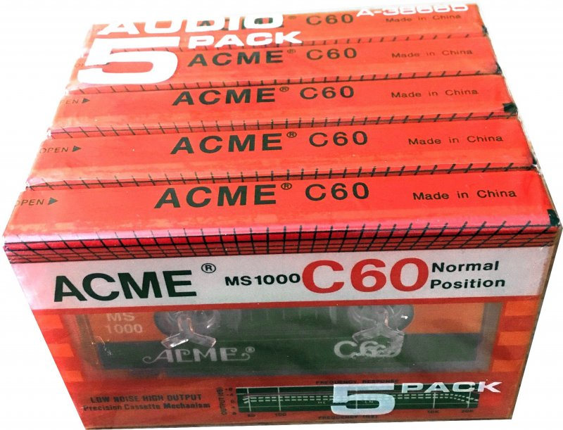 5 pack Acme MS 1000 60 Type I Normal 1995 Worldwide