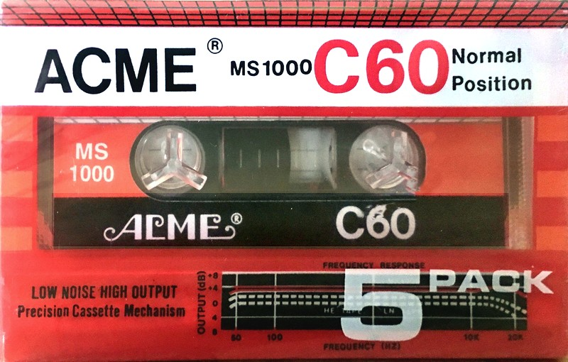 5 pack Acme MS 1000 60 Type I Normal 1995 Worldwide