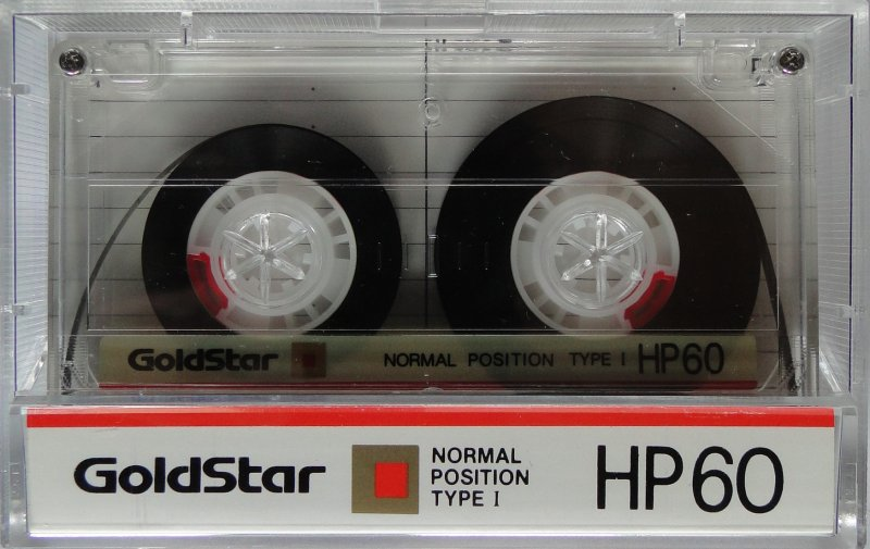 Compact Cassette Goldstar HP 60 Type I Normal 1990 USA