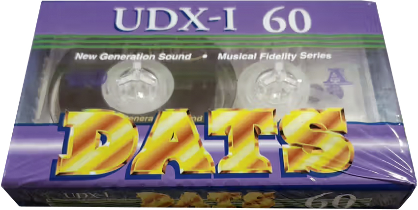 Compact Cassette Dats 60 "UDX-I" Type I Normal Unknown Country