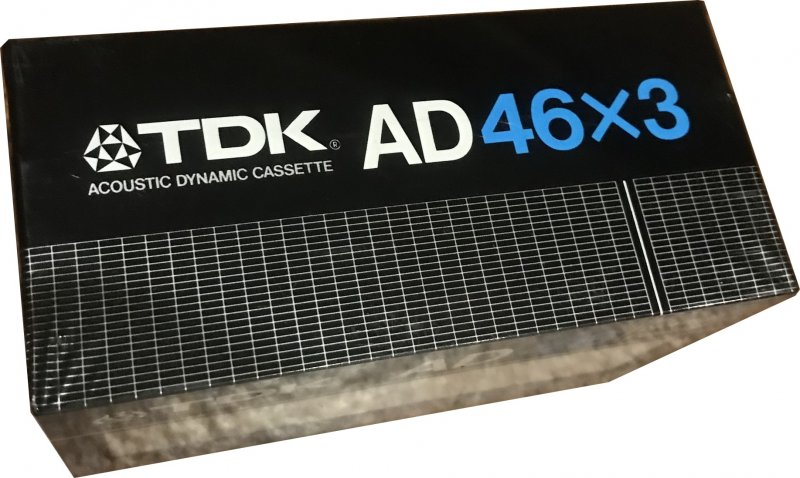 3 pack TDK AD 46 Type I Normal 1982 Japan