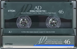 Compact Cassette TDK AD 46 "AD-49A" Type I Normal 1992 Japan