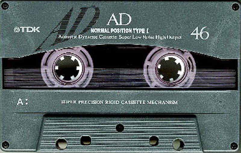 Compact Cassette TDK AD 46 "AD-49A" Type I Normal 1992 Japan