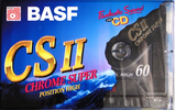 Compact Cassette BASF CS II Chrome Super 60 Type II Chrome 1995 Europe