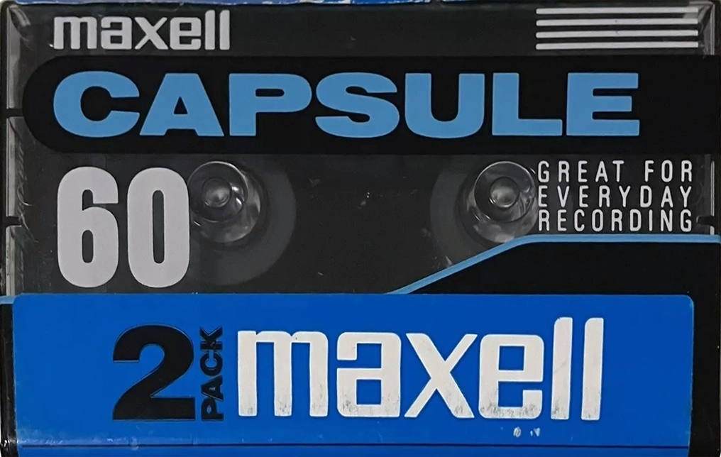 2 pack Maxell Capsule 60 Type I Normal 1992 North America