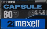 2 pack Maxell Capsule 60 Type I Normal 1992 North America
