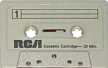 Compact Cassette RCA Cassette Cartridge 30 Type I Normal USA