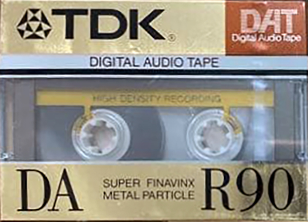 Digital Audio Tape TDK 90 "DA-R90" Type IV Metal 1988 Japan