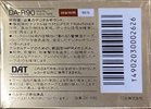 Digital Audio Tape TDK 90 "DA-R90" Type IV Metal 1988 Japan