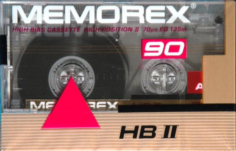 Compact Cassette Memorex HB II 90 Type II Chrome 1987 USA