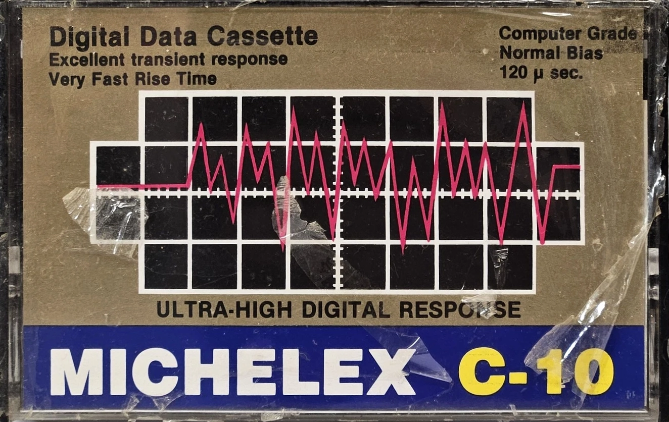 Compact Cassette Michelex DD 10 Computer Cassette 1981 North America