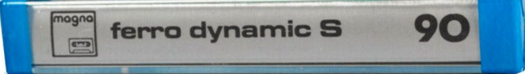 Compact Cassette Magna Ferro Dynamic S 90 Type I Normal 1987 Europe